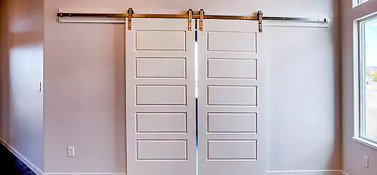 Glass Barn Door with Installation Hardware Kit South San Jose Hills